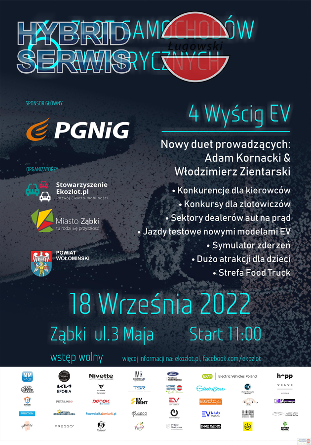 6 zlot samochodów elektrycznych Ząbki 18 września 2022 1