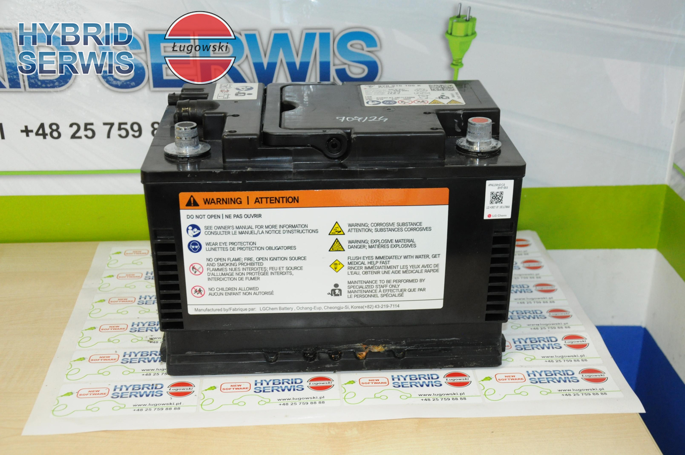 Naprawa baterii Porsche 12V Urus Q8 LiFePO4 9y0915105 9y0915107 1