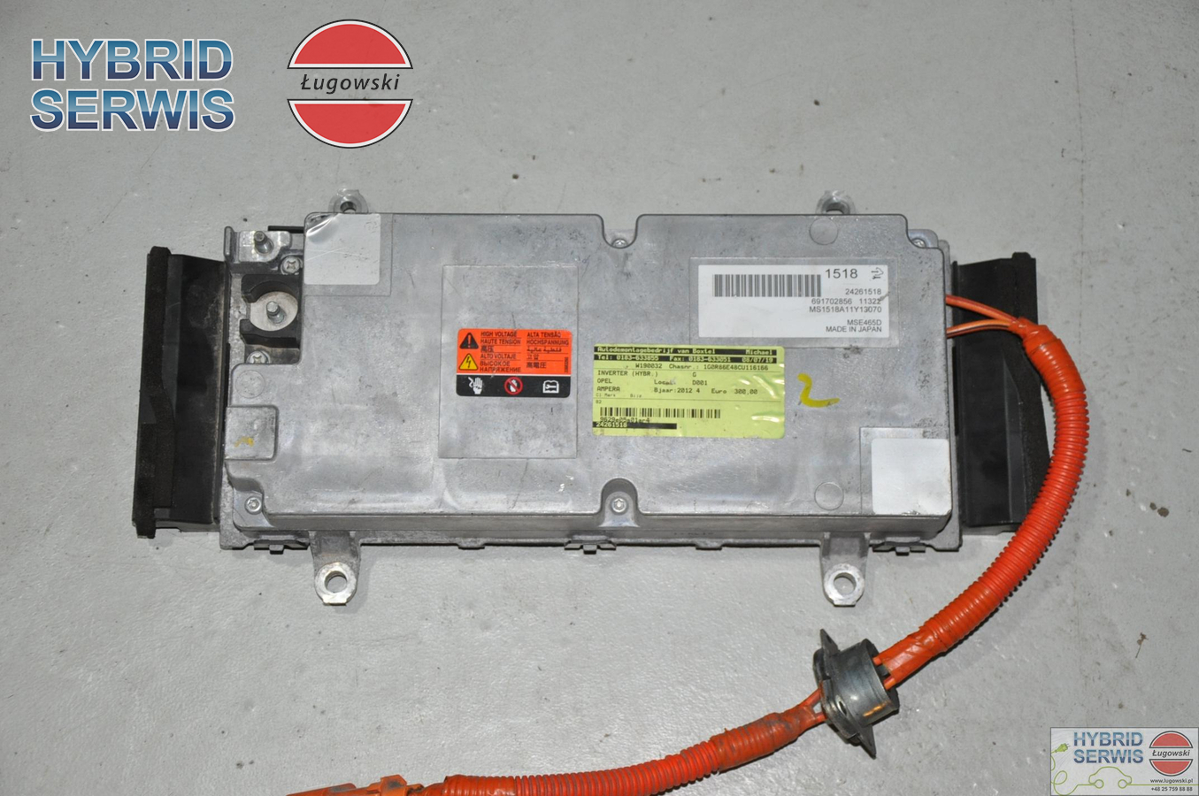Przetwornica DC/DC konwerter Opel Ampera Chevrolet Volt 1,4 24261518 24261518 1
