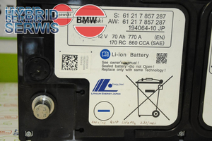 Akumulator Li-ion BMW Mpower 12V 70Ah 860A CCA 8047220 7857288 4