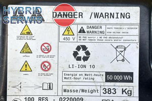 Akumulator trakcyjny bateria HV PSA 50kWh 450V Zafira ProAce 9845650780 9853395980 7