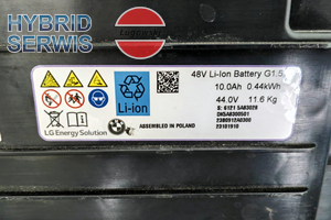 Bateria HV trakcyjna akumulator 44V 48V miękka hybryda BMW 10Ah 440Wh 5A83028 61215b80872 5A58884 4