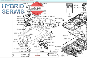 Bateria trakcyjna akumulator HV Mitsubishi Outlander PHEV 13,8kWh 9450B322 9450A409 2