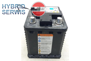 Bateria akumulator E-tron Porsche Taycan LiFePO4 12V 40AH 9J1915105 błąd P1B0200- naprawa