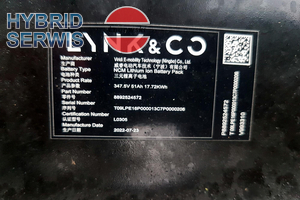 Bateria trakcyjna akumulator HV Lynk & Co 1,5 PHEV 01 17,72 KWh 8892524572 7