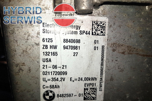 Bateria trakcyjna HV akumulator BMW X5 G05 plug-in 68Ah 24kWh 8840698 8482597 6