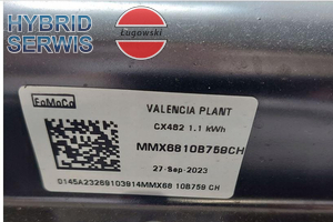 Bateria trakcyjna HV, akumulator Ford Galaxy Kuga Mk3 hybrid 1,1kWh LX68-10C764-AB LU5A-10661-CC 5