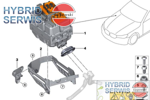 Inwerter falownik BMW Hybrid LEB450D modele X5 G05, s7 G11(N) G12(N,) s3 G20, s5 G30 12369797951 5