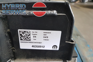 Naprawa Fiat e-Ducato (250) regeneracja baterii 46350912 463532390 6