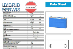 Ogniwa 8szt (pakiet) LEV50-8 1440Wh LEV50N nowa wersja (do C-Zero, ION, I-MiEV) LEV50-8 5