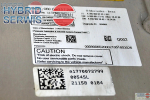 Ładowarka OBC on board charger Mercedes W177 W247 A1770072799 0009006520 8