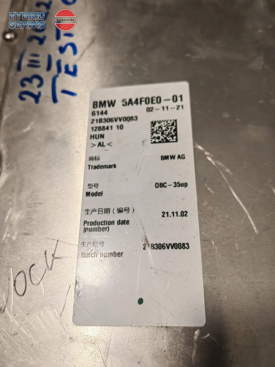 ŁADOWARKA OBC BMW 5A4F0E0