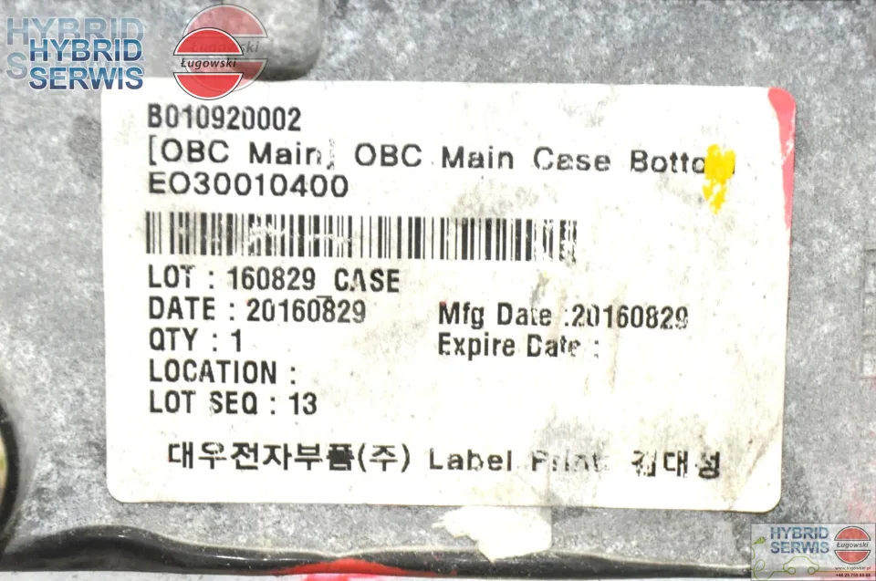 Ładowarka OBC pokładowa Kia Soul II EV 364000E240 36400-0E2406