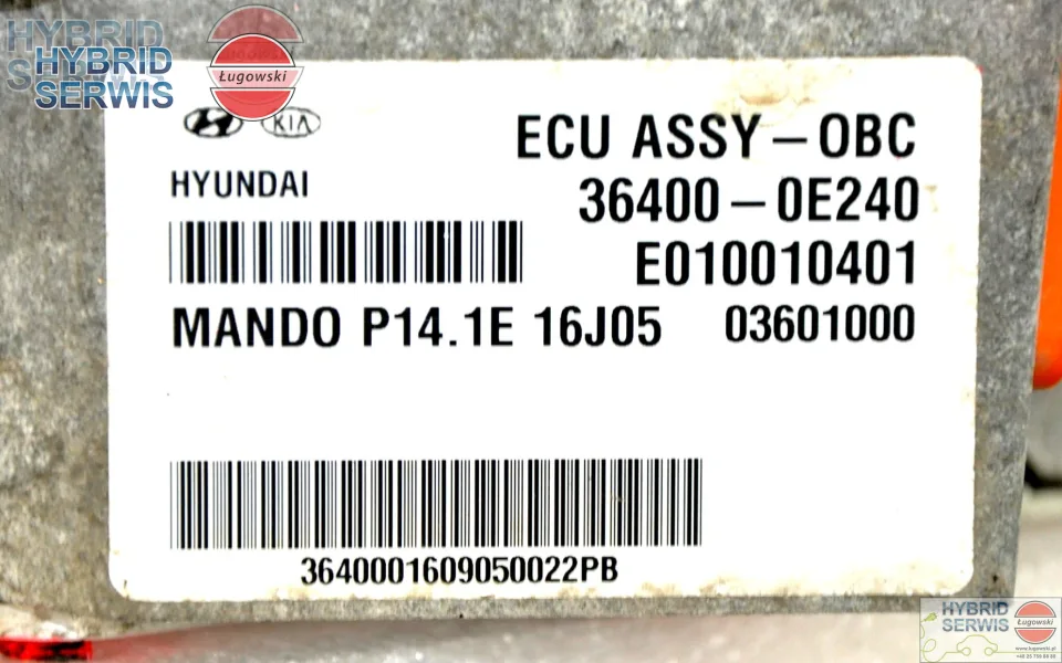 Ładowarka OBC pokładowa Kia Soul II EV 364000E240 36400-0E2408