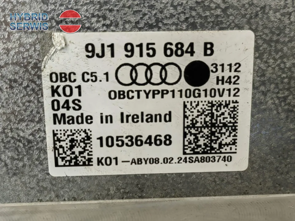 Ładowarka pokładowa OBC Audi e-tron (GEN) 50 quattro 9J11915684B