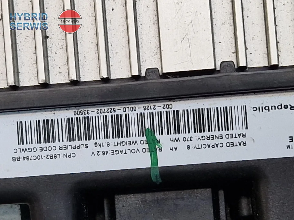 Bateria 48V 8Ah 370Wh LAND ROVER RANGE ROVER L550 L551 L494 F-PACE X761 L8B2-10C784-BB Jaguar