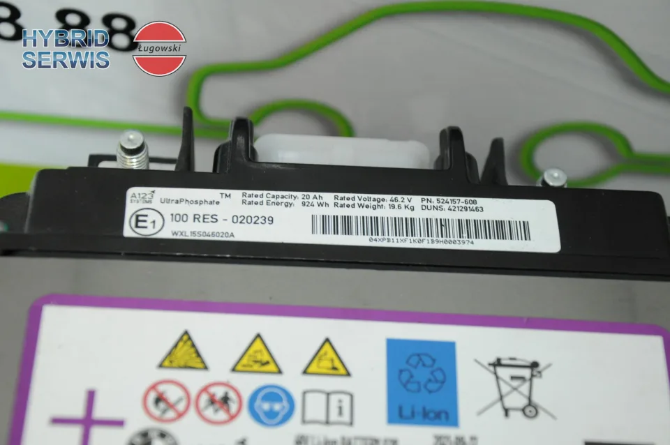Bateria akumulator BMW mild hybrid miękka hybryda 48V 5A47B45