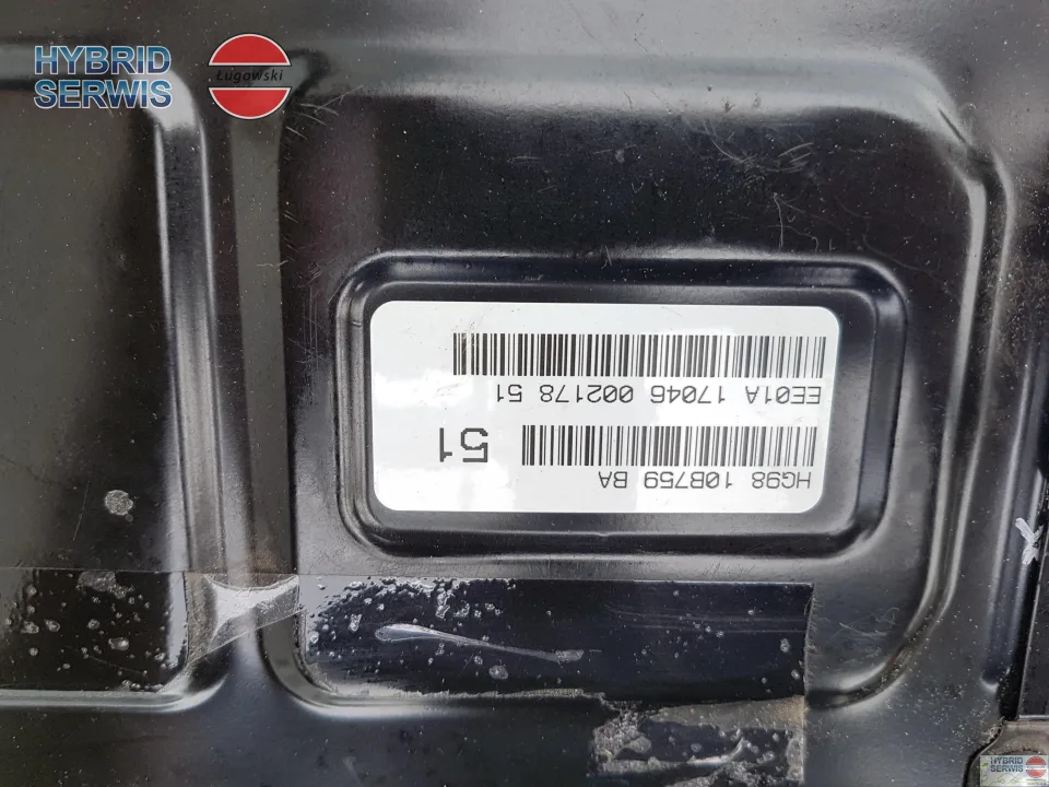 Bateria Ford Mondeo Fusion PLUG-IN 7,6kWh HG9810B759BA6