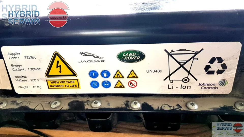 Bateria  HV Land Rover Range Rover Sport L494 Hybrid LR0708736