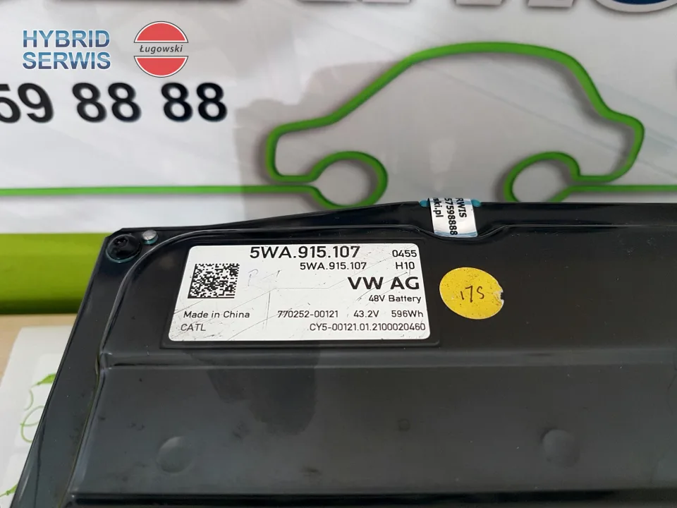 Bateria HV trakcyjna akumulator 48V Audi VW Mild Hybrid miękka hybryda 596Wh 5WA915104 43,2V