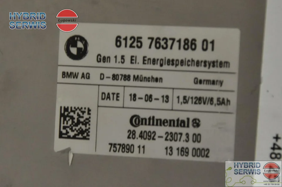 Bateria HV trakcyjna BMW 7 F01 F02 F04 Active Hybrid10