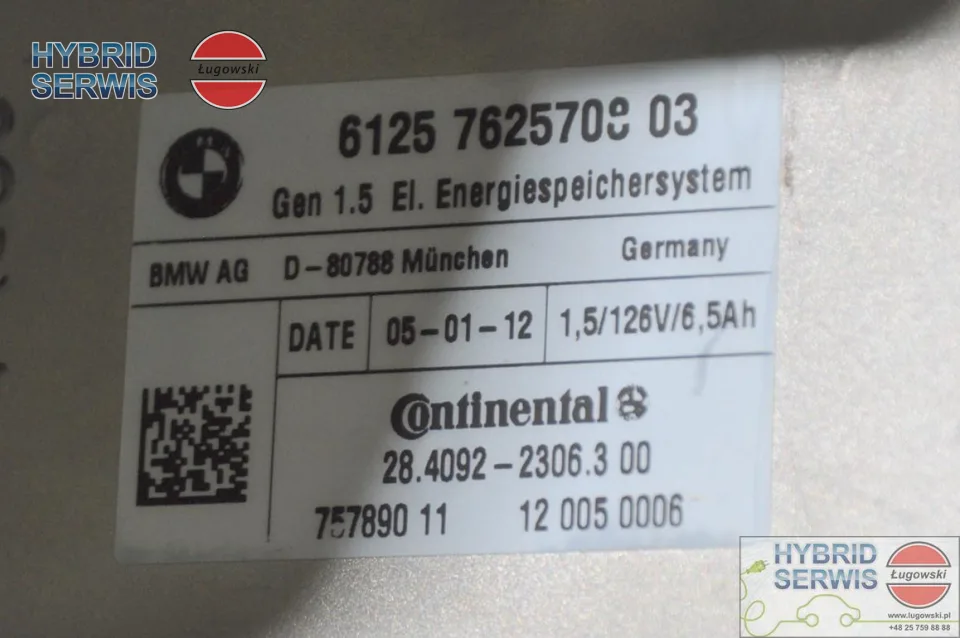 Bateria HV trakcyjna BMW 7 F01 F02 F04 Active Hybrid13