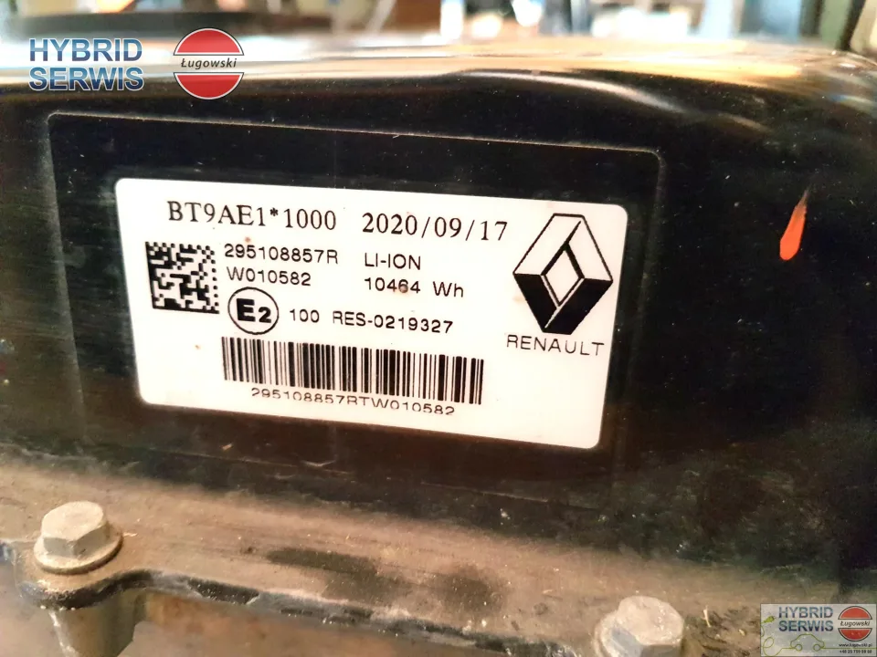 Bateria HV, trakcyjna, Renault Captur II, Megane Iconic E-tech Hybrid plug-in 295108857R5