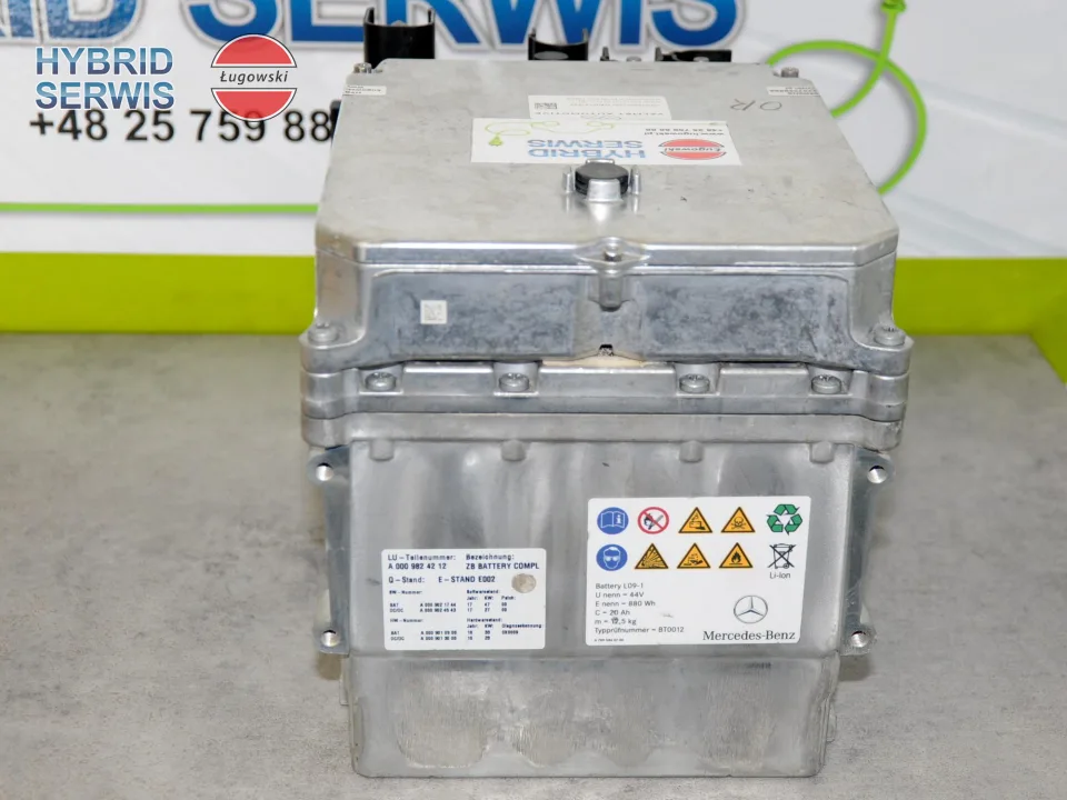 Naprawa bateria Mercedes miękka hybryda mild hybrid 48V 44V A0009823416