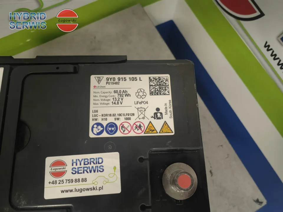 Bateria Porsche 12V Urus Q8 LiFePO4 9Y0 915 105 J