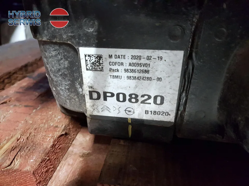 Bateria trakcyjna akumulator HV 11,5kWh PSA 508II plug-in 9838612680