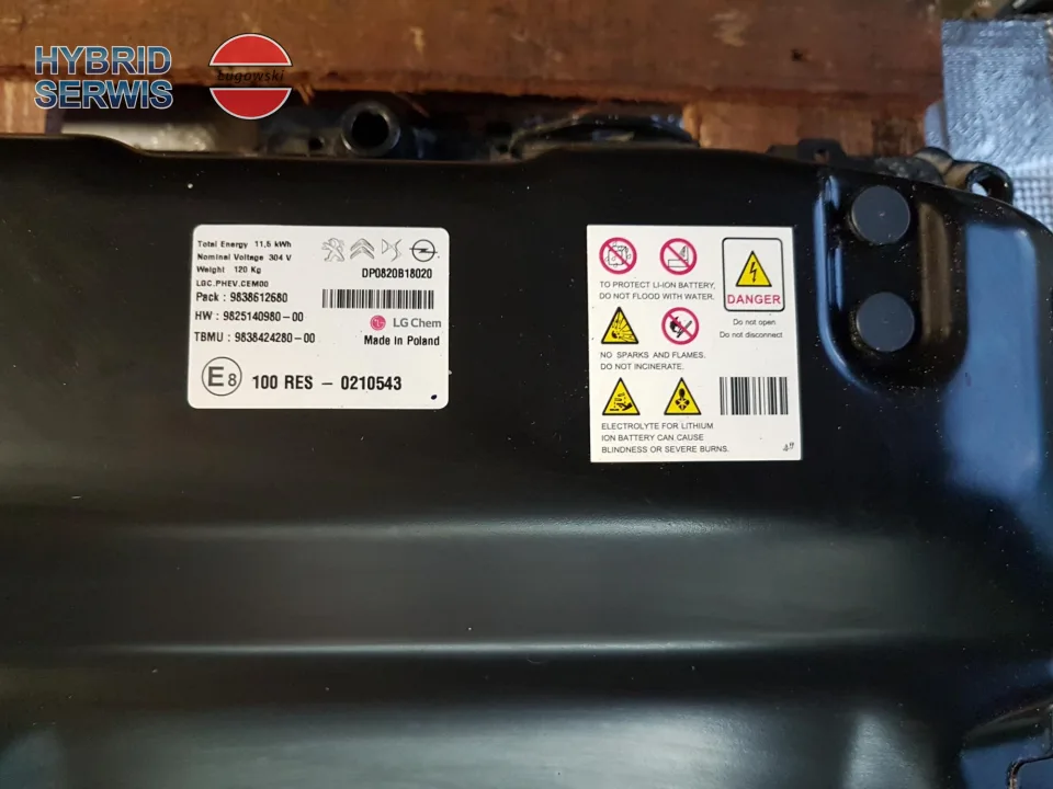 Bateria trakcyjna akumulator HV 11,5kWh PSA 508II plug-in 9838612680