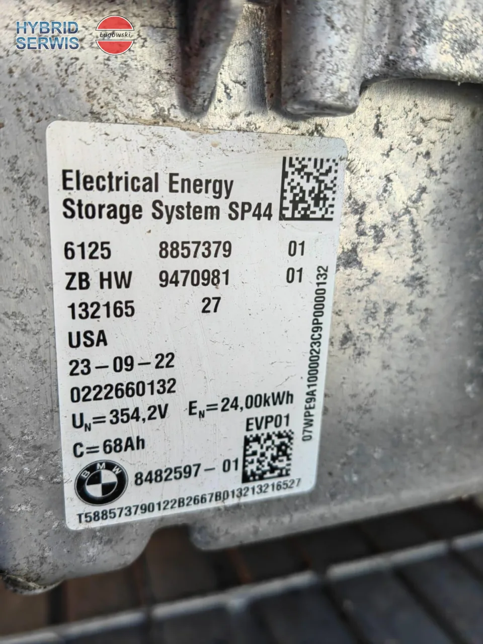 Bateria trakcyjna HV akumulator BMW X5 G05 plug-in 68Ah 24kWh 8840698