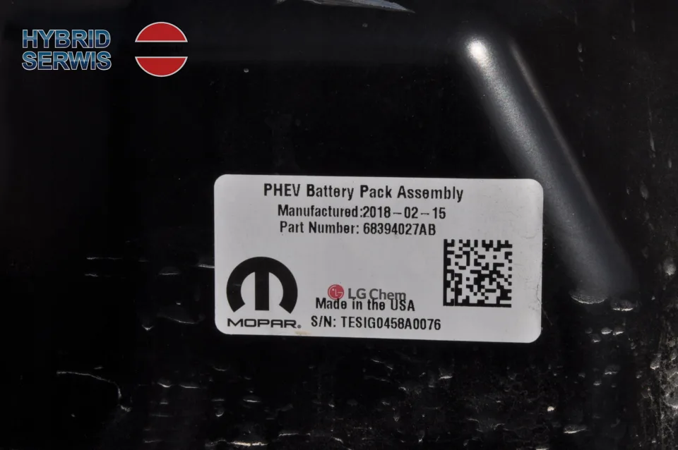 Bateria trakcyjna HV akumulator Chrysler Pacifica 68394027AB