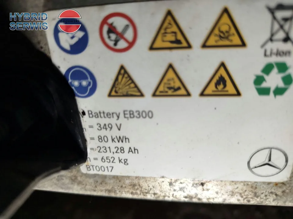 Bateria HV akumulator Mercedes EQC 400 N293 80kWh 349V 232,28Ah A2933407400