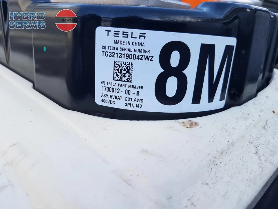 Bateria trakcyjna HV akumulator Tesla 3 Dual Motor Long Range 75kWh