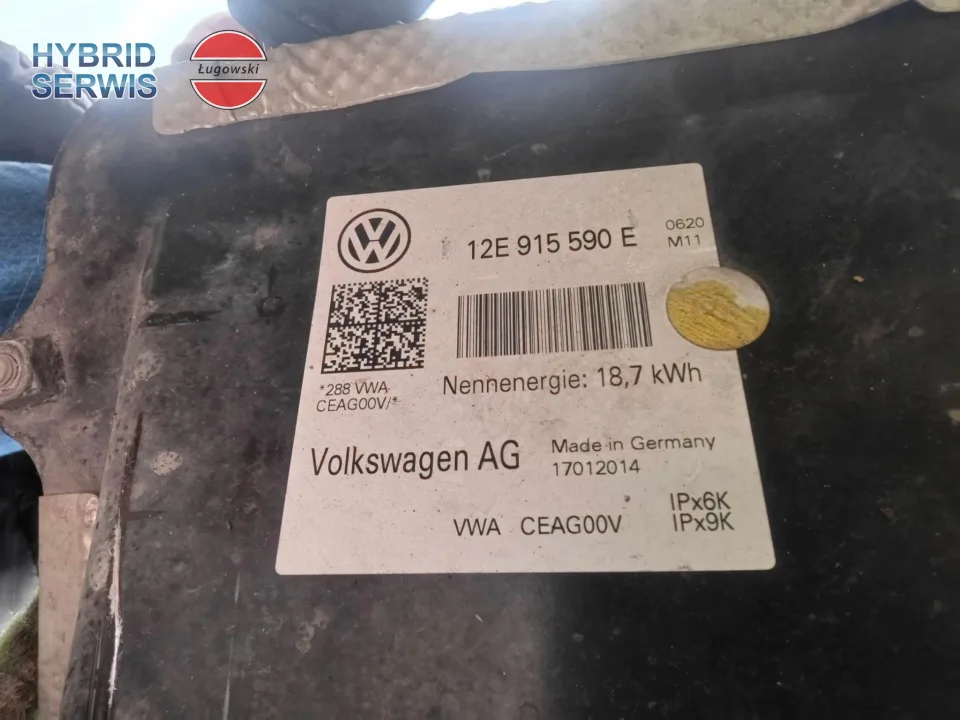 Bateria trakcyjna HV akumulator VW e-up 18,7kWh 12E915590E