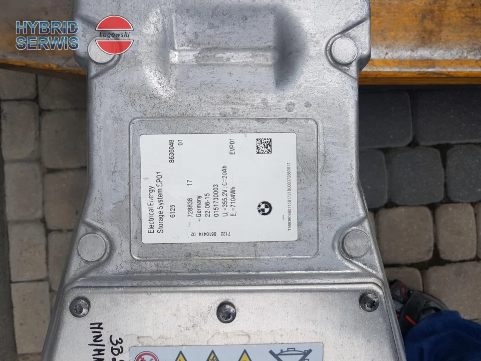 Bateria trakcyjna akumulator HV BMW i8 I12N I15 20Ah 8636048