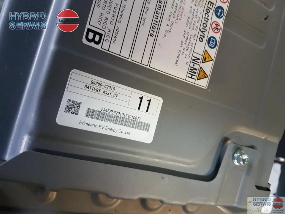 Bateria trakcyjna HV, Toyota Mirai I-gen, Lexus ES300h G9280-620104