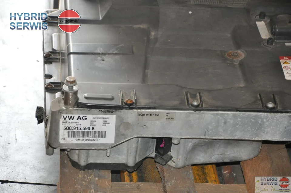 Bateria trakcyjna HV VW Golf, Passat; Audi A3, e-tron 8,68 kWh 25Ah 5Q0915590 K2