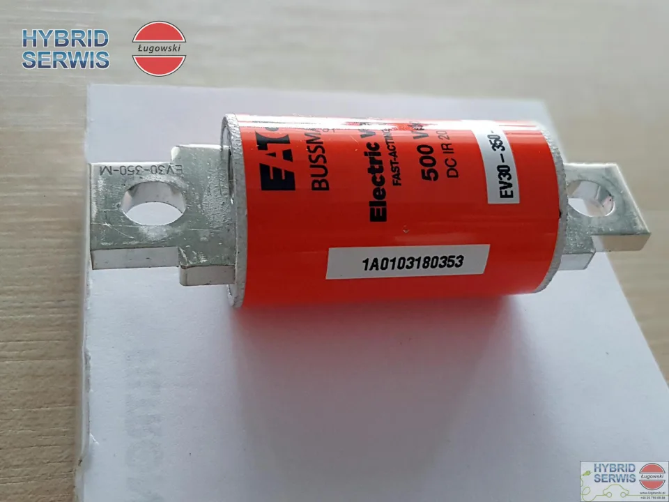 Bezpiecznik EATON Bussmann 500Vdc DC IR 20 kA2