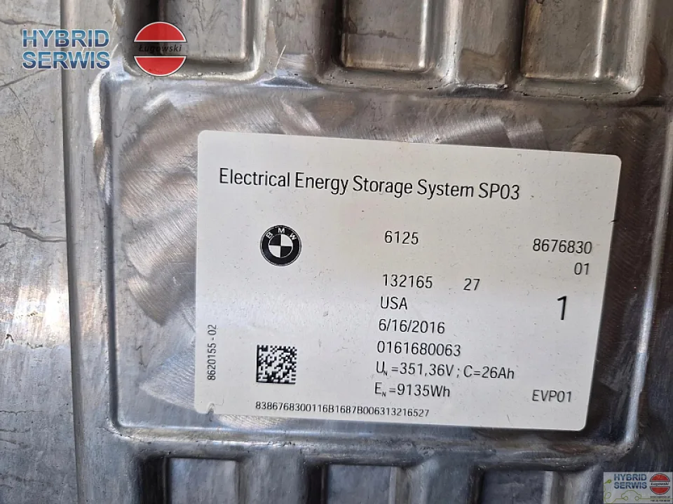 BMW 5 F15 X5 40eX SAV bateria hv trakcyjna 26Ah jak nowa  86768304