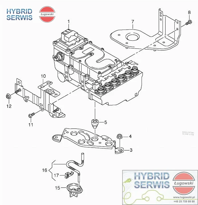 Inwerter Audi Q5 A6 A8 Hybrid2