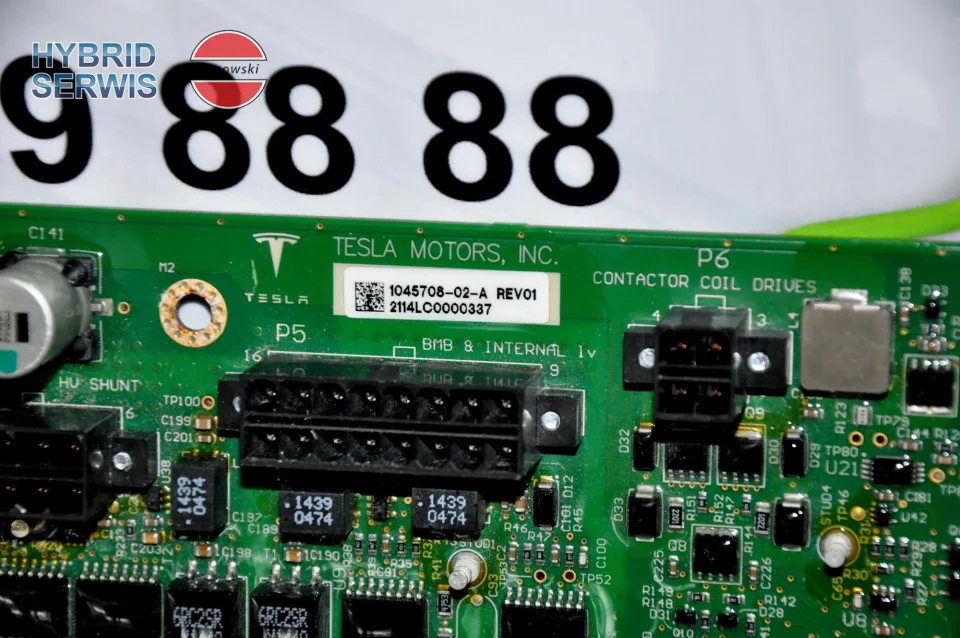 Moduł baterii główny BMS BMB Tesla model S/X 1045708-02-A REV01