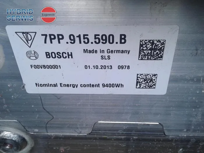 Naprawa baterii akumulatora HV Porsche Panamera 970 e-hybrid plug-in 9,4kWh 95861159011