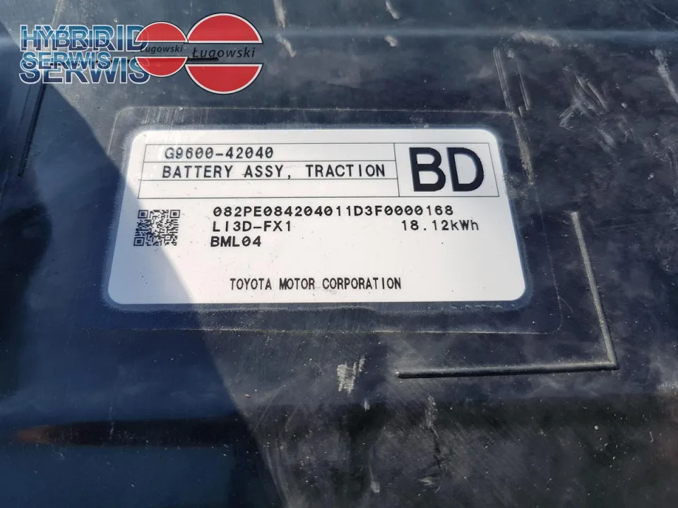 NAPRAWA BATERII HV TOYOTA RAV4 PLUG-IN G9600-42040 / G9600-42010