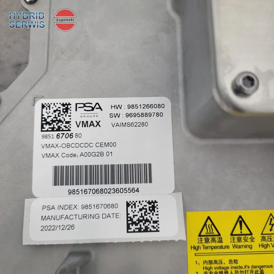 Nowa ładowarka pokładowa OBC Opel Mokka Citroen e-C4 VMAX 9857488980