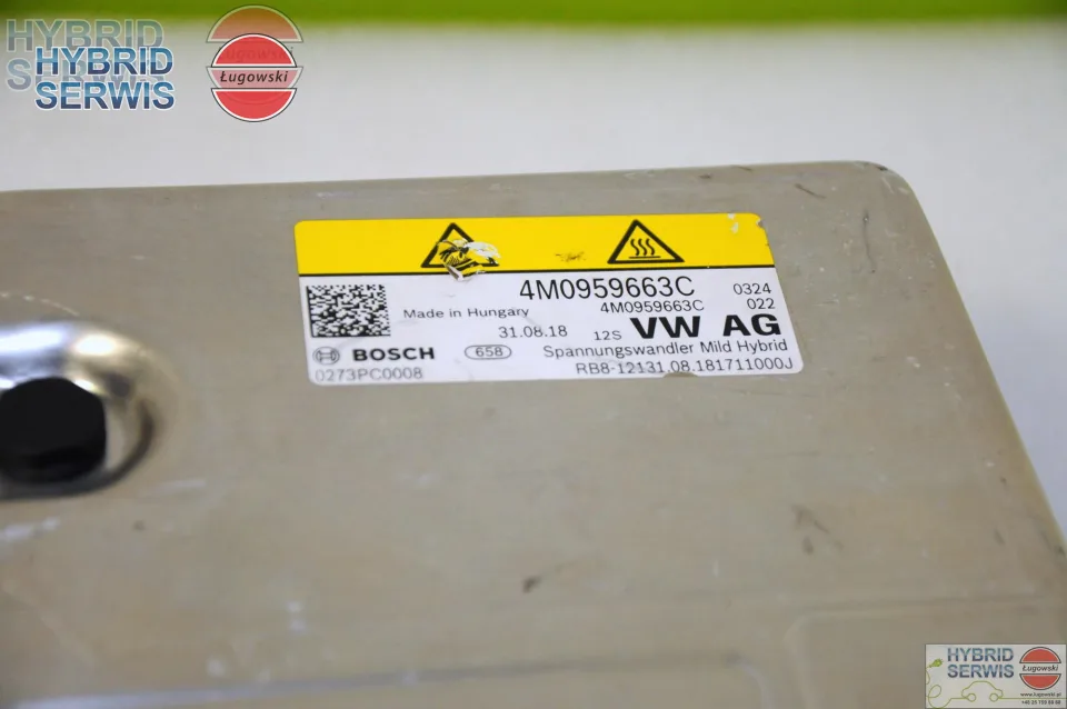 Przetwornica 48V/ 12V DC/DC AUDI A6 A8 D5 A7 Q7 Q8 mild hybrid 4M0959663C3