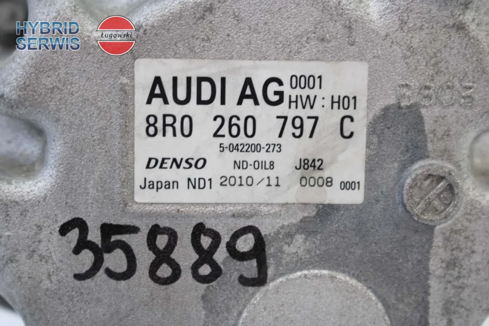 Sprężarka kompresor klimatyzacji Audi A8 Q5 Hybrid 2.0 TFSi 8R0260797C